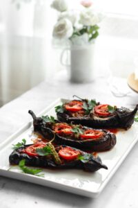 Gefüllte Aubergine (Karniyarik)