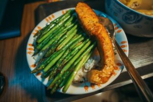 Lachs mit Spargel