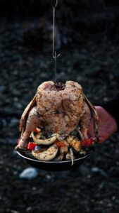 Ofen-Hähnchen-Gemüse